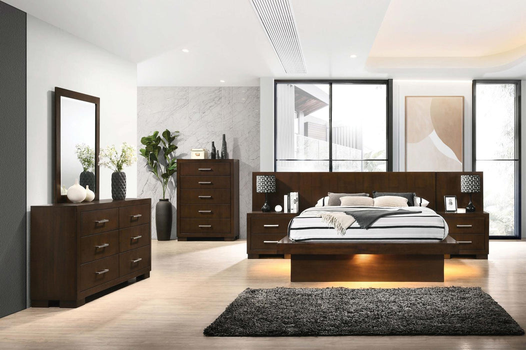 Jessica 5-Piece Eastern King Minimalistic Platform Bedroom Set image