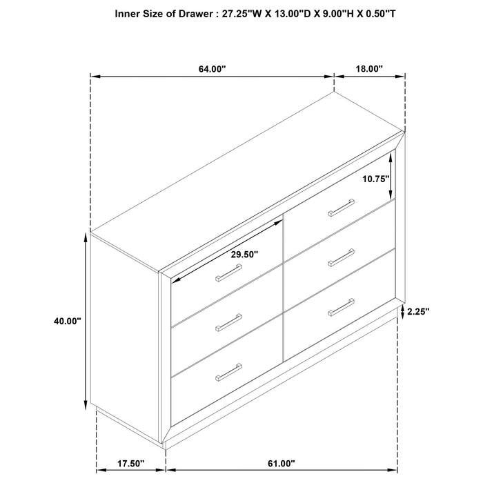 Kenora 5 Pc Bedroom Set