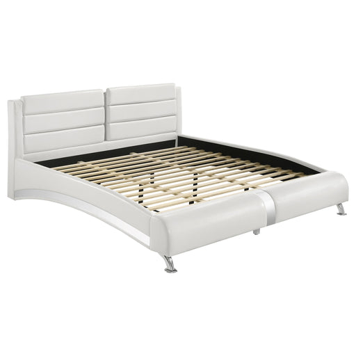 Jeremaine California King Upholstered Bed White image