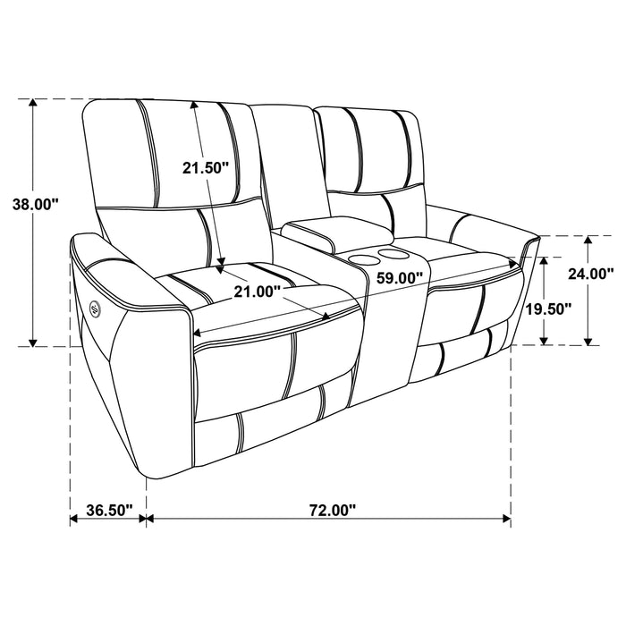 Greenfield Power Reclining 3 Pc Set