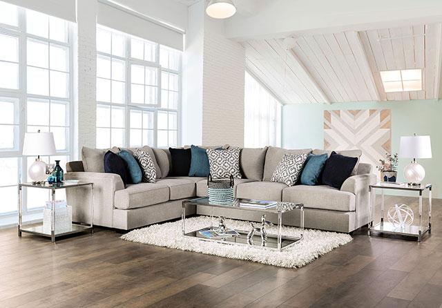 GUNNERSBURY Sectional, Gray