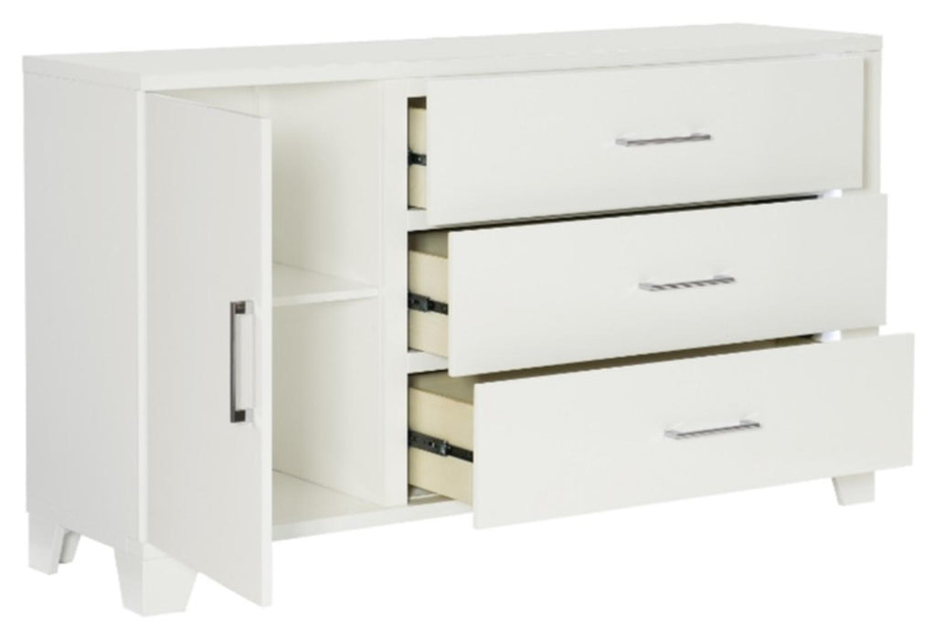 Kerren Dresser in White 1678W-5