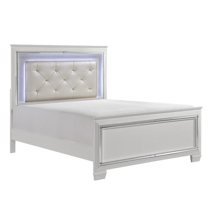 Allura (3)California King Bed, LED Lighting