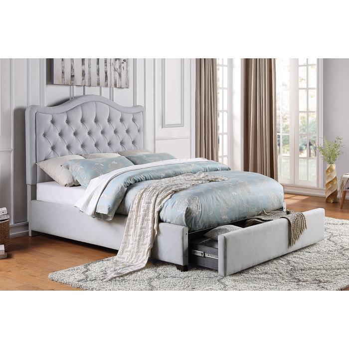 Toddrick (4) Eastern King Platform Bed with Storage Drawers