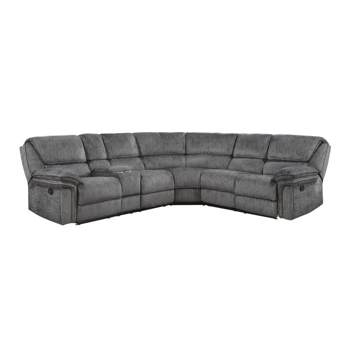 991332LCN2R - (3)3-Piece Reclining Sectional with Left Console image