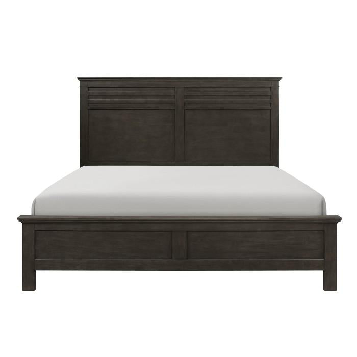 Blaire Farm Full Panel Bed in Saddle Brown Wood 1675F-1