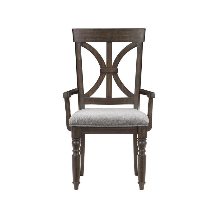 Cardano Arm Chair in Charcoal (Set of 2) image