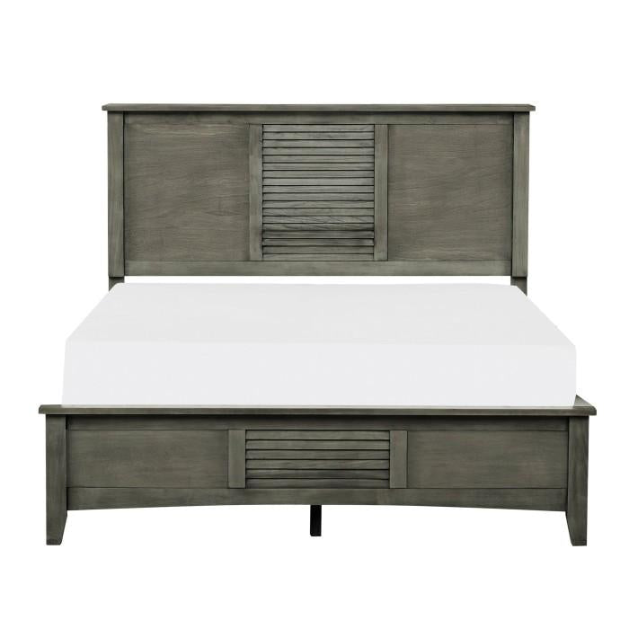 Garcia Full Panel Bed in Gray 2046F-1